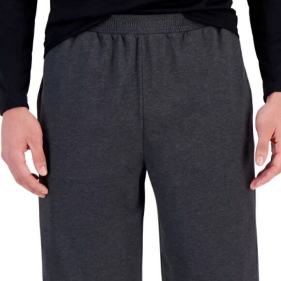 Id Ideology Men's Charcoal Heather Regular-Fit Jersey-Knit Shorts, size XL - Picture 2 of 6